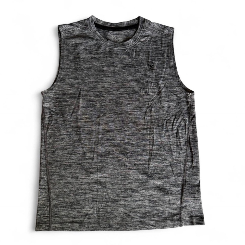 Old Navy Active Boys Go-Dry Muscle Tee Grey Size M (8)
